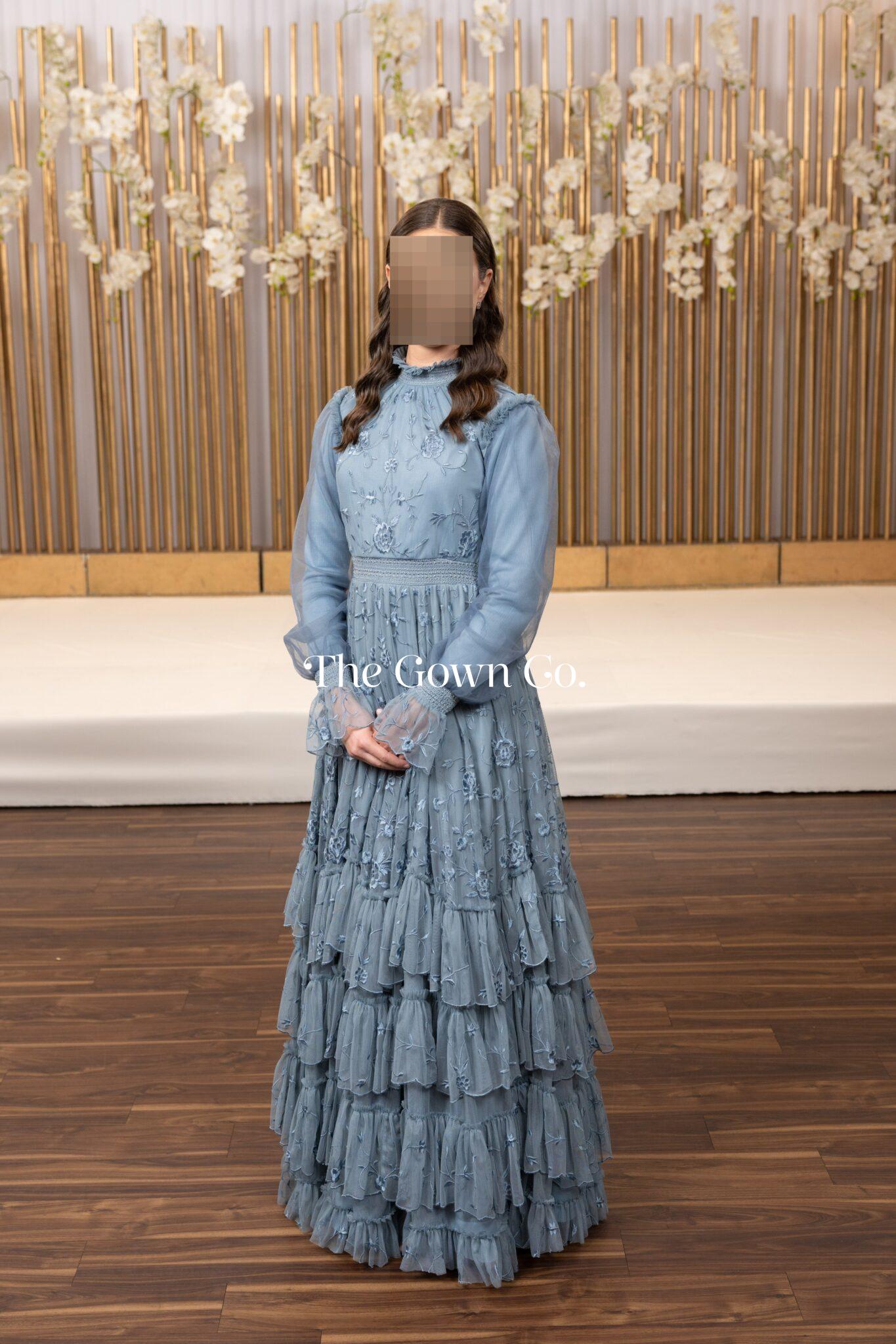 Blue Flower Gown